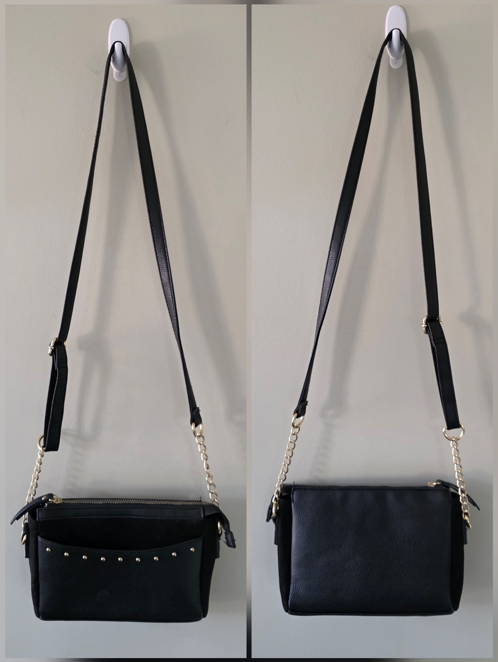 Maurices Festival Coachella Grunge Travel Studded Vegan Crossbody Bag